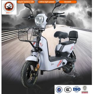 Sale Cheap Price 350W Motor 14 Inch Tire 2 Wheels 30Km/H 12Ah Battery Adult Electric Bikes With Double Seat