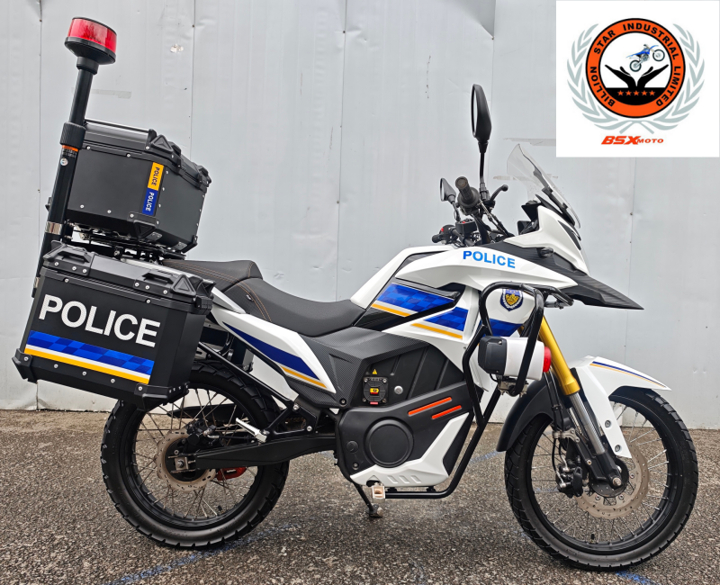 Lithium Battery Electric Cruise Motorcycle Police EU EEC COC DOT EPA E-Dirt Bike off Road Powerful 72V Rated Power 4kw 420n. M Rang 100km